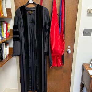 Elegant Black Academic Gown
